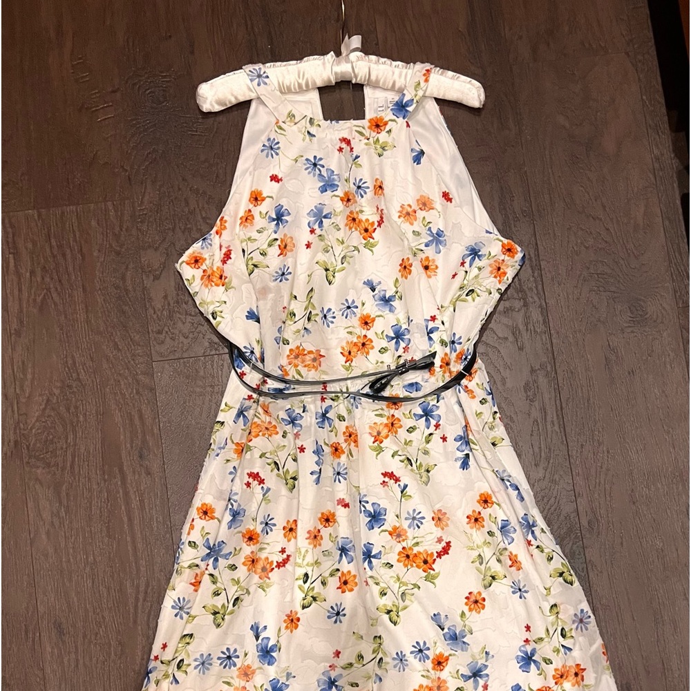 Elle sleeveless dress extra-large back of skirt is slightly longer. New.